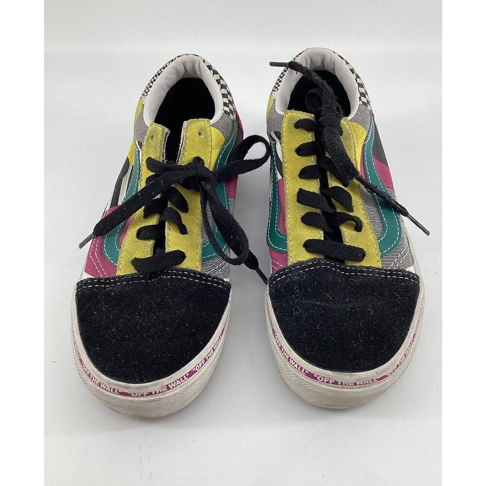 VANS Classic Low Top Multicolor Suede Size 3 Kids Youth - Picture 2 of 8